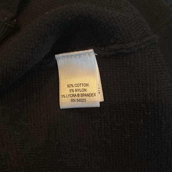 Banana republic, black cardigan, sweater with silver buttons - Picture 6 of 7